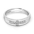 Zarkan 925 Silver + American Diamond Ring For Men