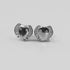 Zarkan Ganpati Bappa Silver Studs