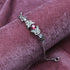 Zarkan Red Bits of Bloom Silver Bracelet