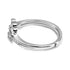 Zarkan Crafted Floral Minimal Pure Silver Ring