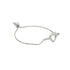 Zarkan Love Heart Minimal Silver Bracelet