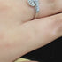 Zarkan Crafted Floral Minimal Pure Silver Ring
