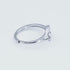 Zarkan Minimal 925 Silver Loop Ring