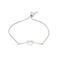 Zarkan Infinity Heart Silver Bracelet