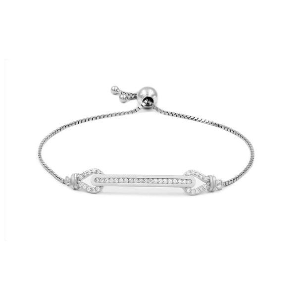 Zarkan 925 Silver Line Bracelet
