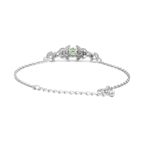 Zarkan Yellow Bits of Bloom Silver Bracelet