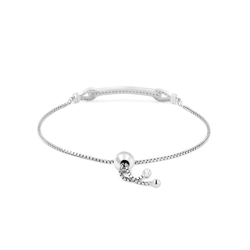Zarkan 925 Silver Line Bracelet