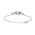 Zarkan Blue Bits of Bloom Silver Bracelet