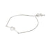 Zarkan Infinity Heart Silver Bracelet