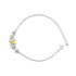 Zarkan Yellow Bits of Bloom Silver Bracelet