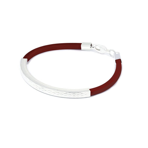 Zarkan Forever Knot Silver Bracelet