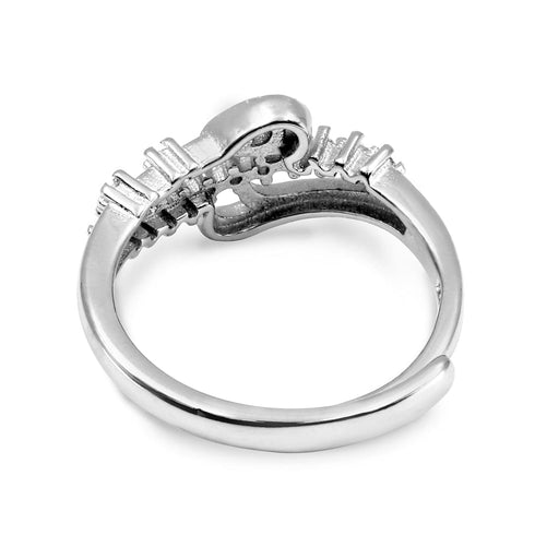 Zarkan Water Drop 925 Sterling Silver Ring