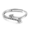 Zarkan Cute Love Arrow Zircon Silver Ring