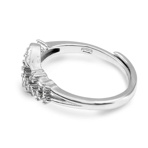 Zarkan Water Drop 925 Sterling Silver Ring
