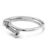 Zarkan Cute Love Arrow Zircon Silver Ring
