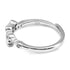 Zarkan Minimal Heart Love Sterling Silver Ring