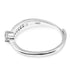 Zarkan Micro Solitaire Sterling Silver Ring