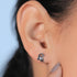 Zarkan Dino Heart 925 Silver Studs