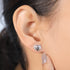 Zarkan Ganpati Bappa Silver Studs
