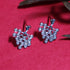 Zarkan Tree Zircon Silver Studs