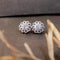 Zarkan Floral Stud Silver Earrings