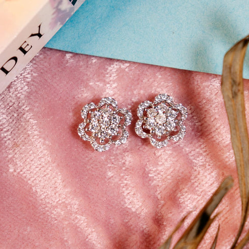 Zarkan Bliss In Nature Silver Studs