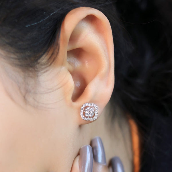 Zarkan Bold Buds Silver Studs