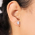 Zarkan Oval Omen Silver Studs