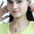 Zarkan Queen Of Diamonds Silver Jewelry Set
