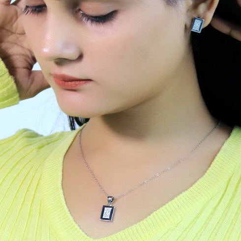 Zarkan The Book Of Beauty Silver Jewelry Set