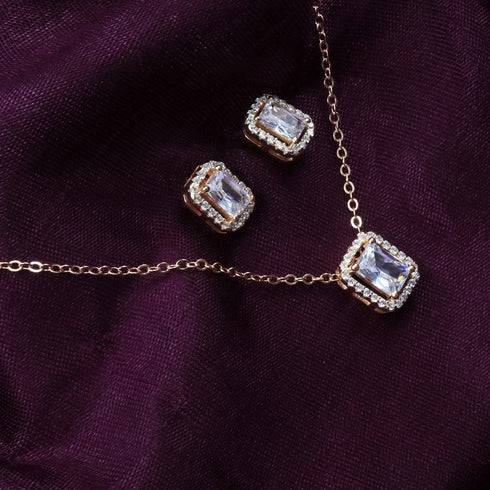 Zarkan Gold Feel The Beauty Jewelry Set