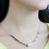 Zarkan 3D Box charm chain Silver Necklace