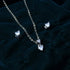Zarkan The Shattered Heart Silver Jewelry Set