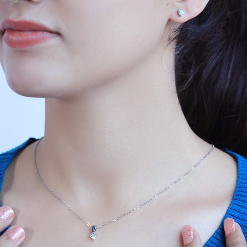 Zarkan The Shattered Heart Silver Jewelry Set