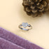 Zarkan Glamour Heart Sterling Silver Ring