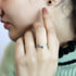 Zarkan Cute Love Arrow Zircon Silver Ring