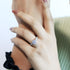 Moissanite Diamond  Solitaire  1.2 Carat Princess Solitaire Ring for women- Free Size
