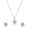Zarkan Nature's Art Silver Jewelry Set