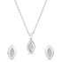 Zarkan The Eye of Queen Silver Jewelry Set