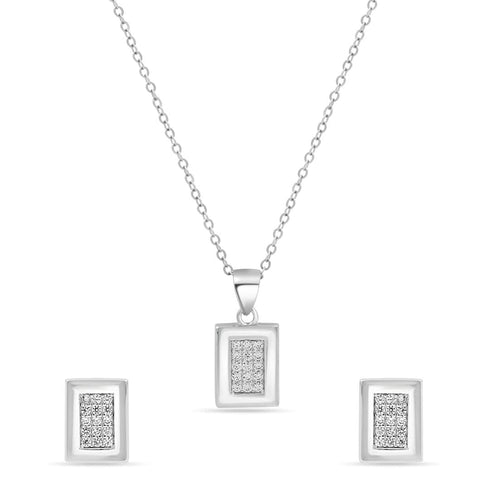 Zarkan The Book Of Beauty Silver Jewelry Set