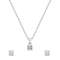 Zarkan Belle Box Silver Jewelry Set