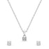 Zarkan Belle Box Silver Jewelry Set