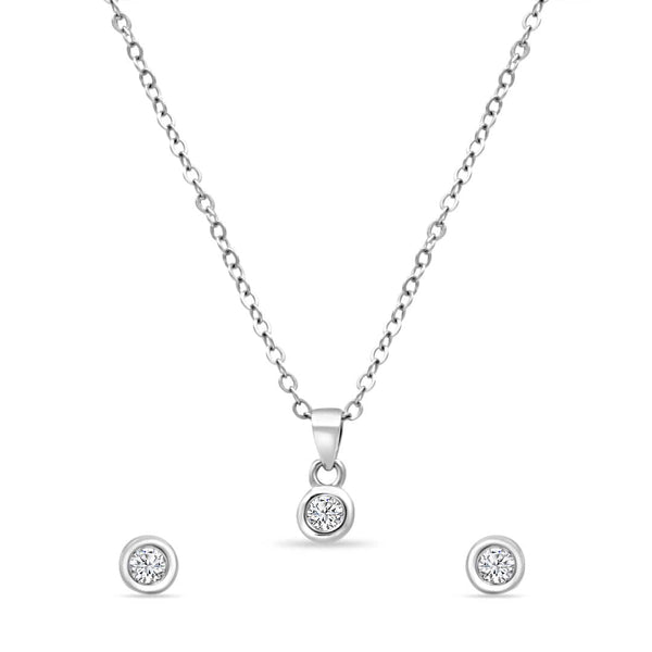Zarkan The Ravishing Round Silver Jewelry Set