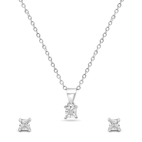 Zarkan Cross All Limits Silver Jewelry Set