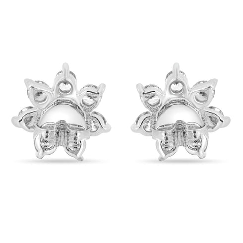 Zarkan Bright Bloom Silver Jewelry Set