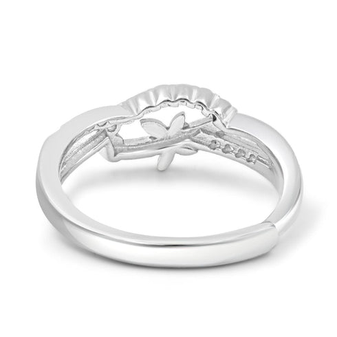 Zarkan The Butterfly Flow Silver Ring