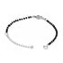 Zarkan Checkered Linear Silver Bracelet