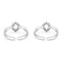 Zarkan The Golden Rangoli Silver Toe Rings