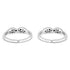 Zarkan The Wonderous Wings Silver Toe Rings