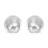 Zarkan Green Delight Dot Silver Jewelry Set